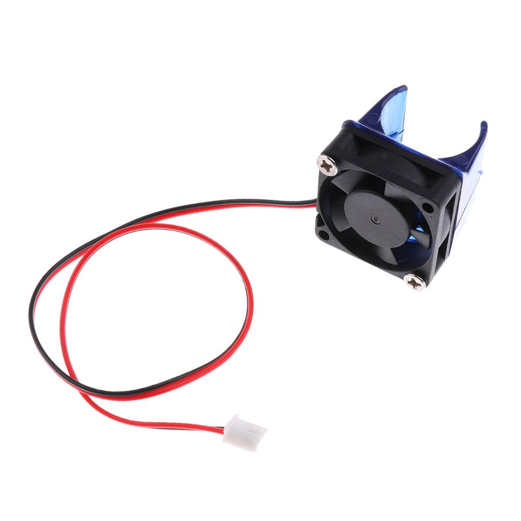 4x24V Blue Injection Molding V6 Radiator Fan with Fan Cover for 3D Printer DIY