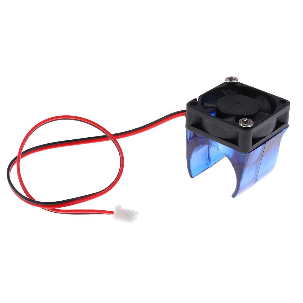 3x24V Blue Injection Molding V6 Radiator Fan with Fan Cover for 3D Printer DIY