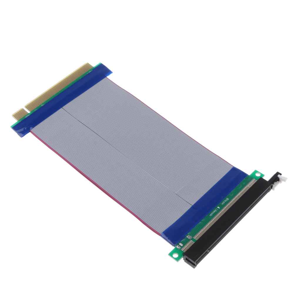 PCI-E PCI Express 8X Riser Card Adapter Flexible Extension Cable Cord