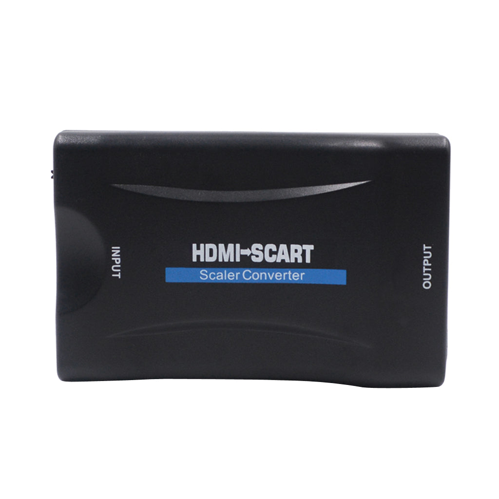 1080P HDMI To SCART Video Audio Upscaler Converter Adapter For TV DVD Sky UK