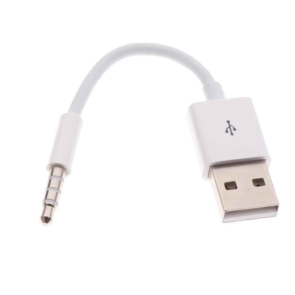 3.5MM Apple's iPod shuffle MP3 Universal Original USB 2.0 Data Charge Cable White