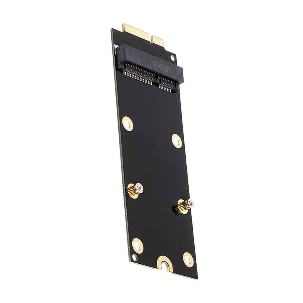 7+17 Pin mSATA SSD To SATA Adapter Card for 2012 MacBook Pro MC976/A1425