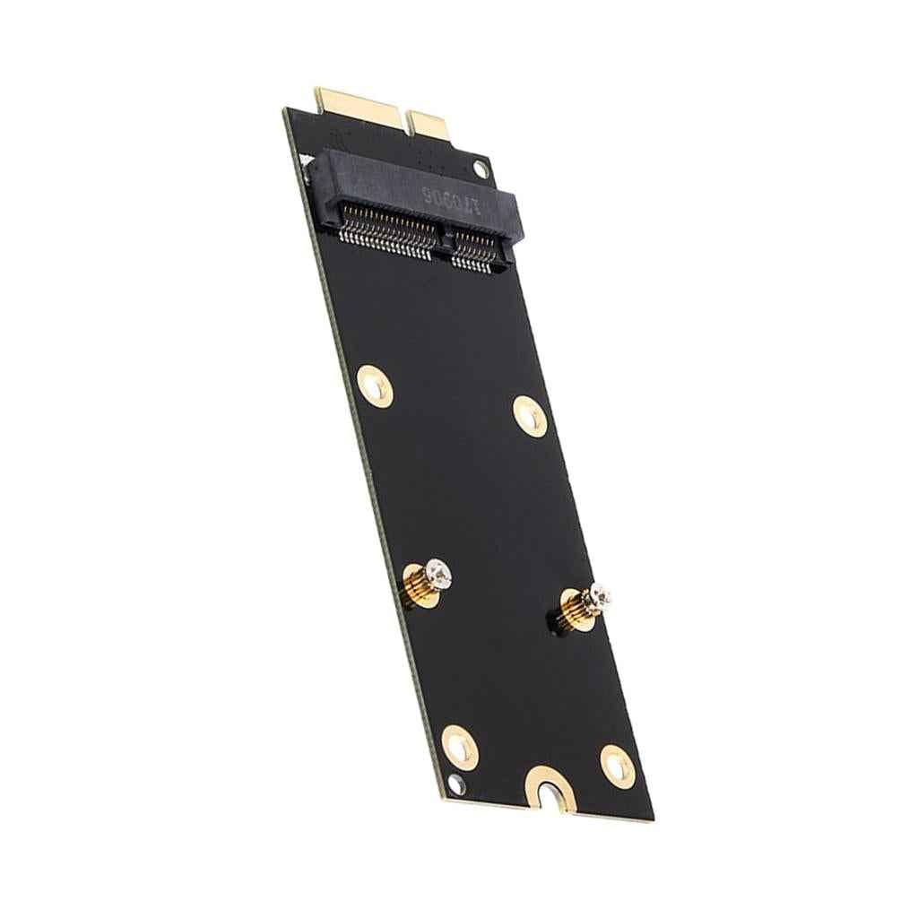 7+17 Pin mSATA SSD To SATA Adapter Card for 2012 MacBook Pro MC976/A1425