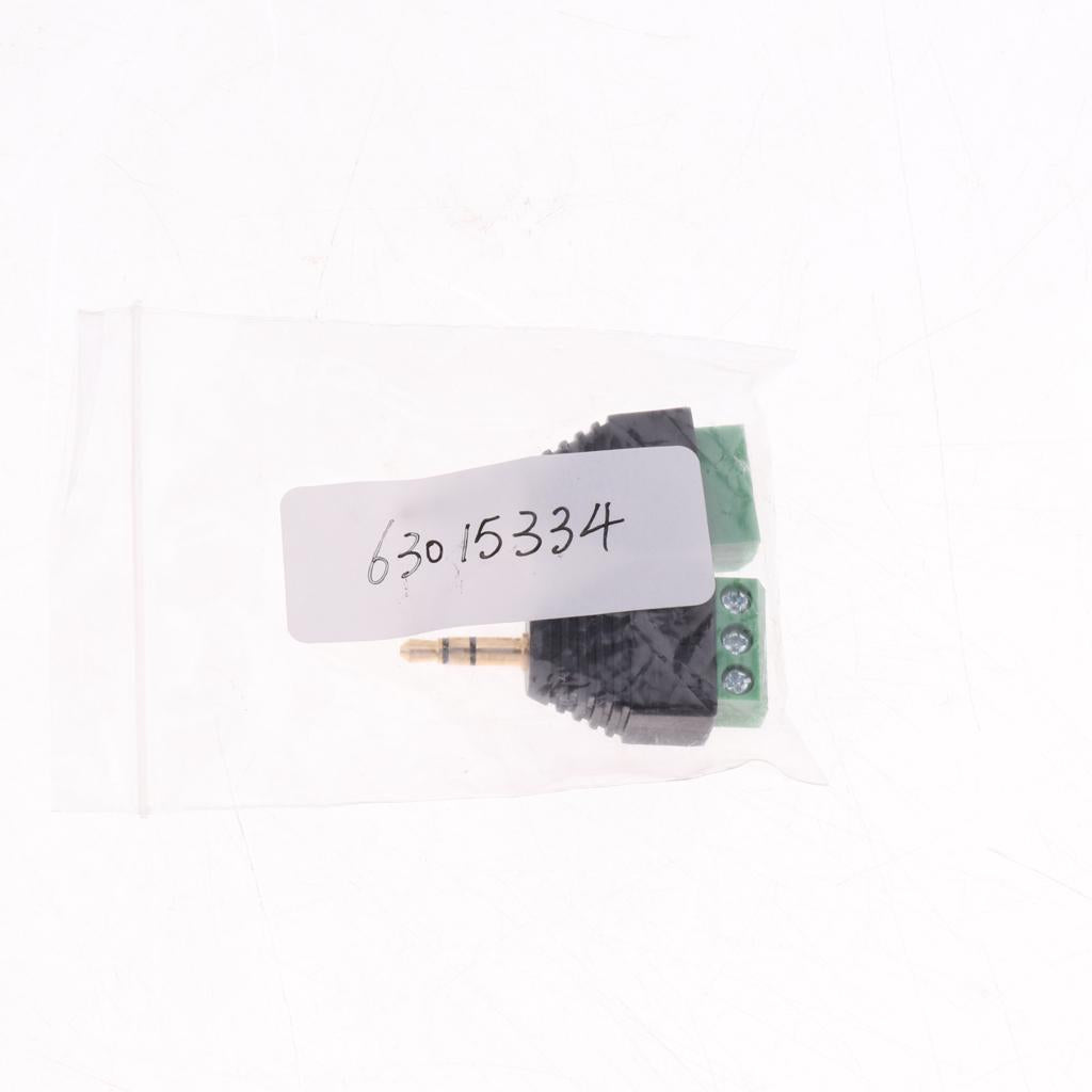 4x2.5mm Solderless Plug To Stereo Microphone Male To Female Audio Plug Adapter