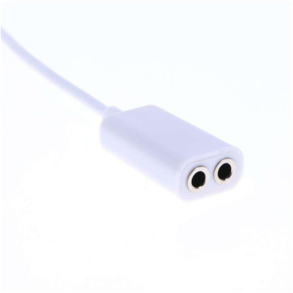 2x3.5mm Audio Cable Adapter AUX Stereo Splitter 3.5mm Male to 2 Port Female