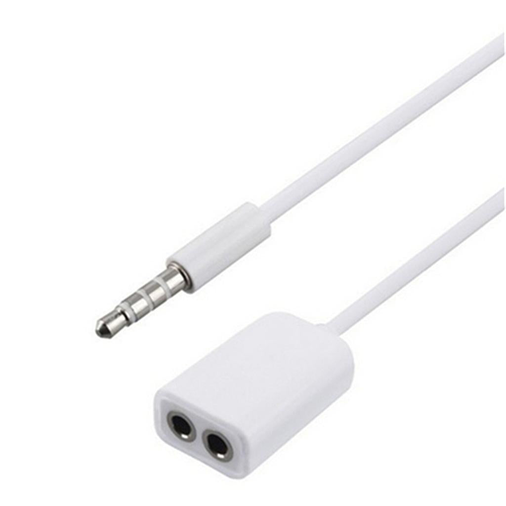 3x3.5mm Audio Cable Adapter AUX Stereo Splitter 3.5mm Male to 2 Port Female