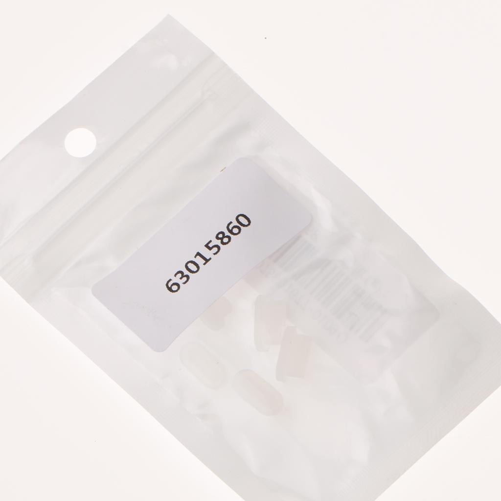 4xSilicone Dust Stopper Dustproof Plug USB Earphone Port Cap for MacBook Clear