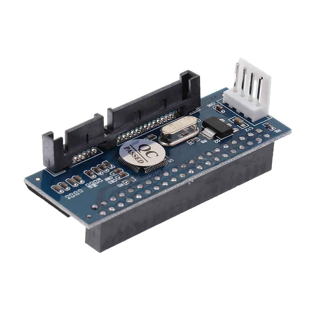 3.5'' 40Pin IDE Female To SATA 7+15P 22Pin Male Adapter PATA TO SATA Card