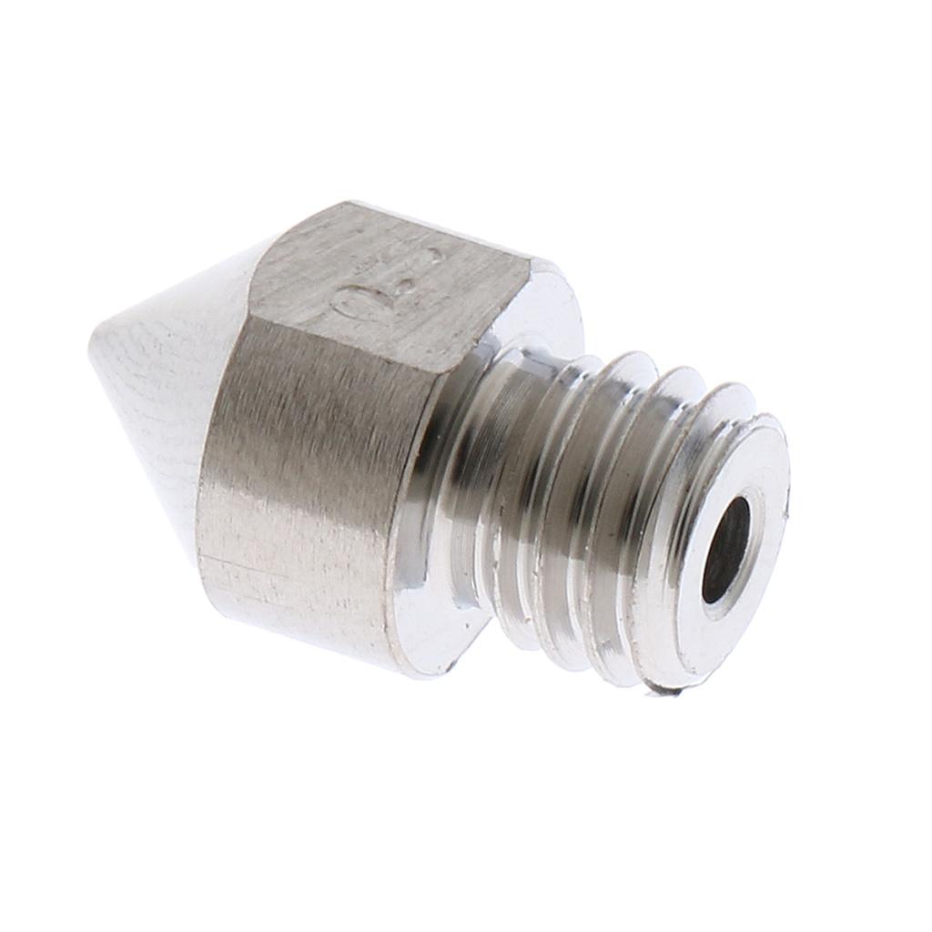 6xBrass Extruder Nozzle Head Printhead for 1.75mm Filament 3D Printer 0.4mm