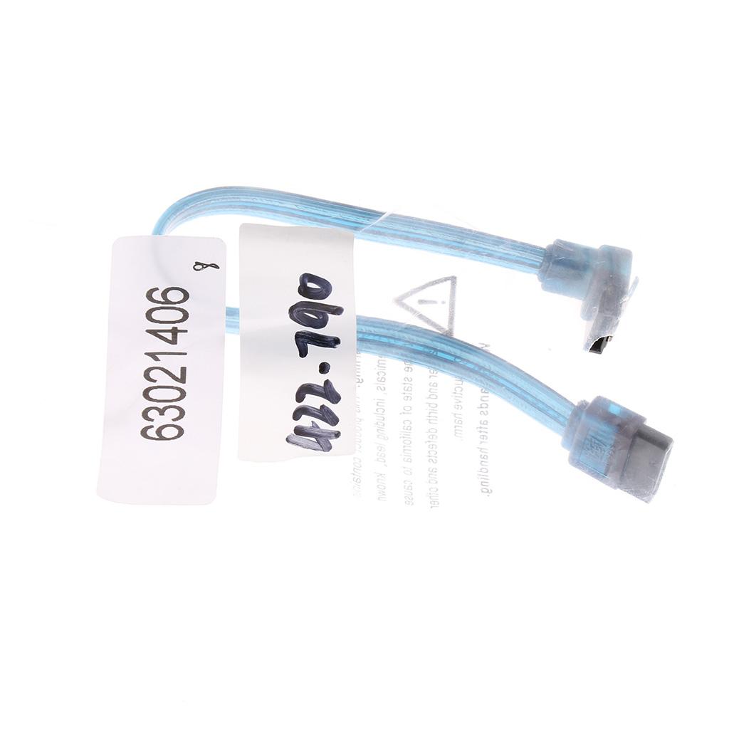 4xSATAIII Data Drive Cable with Locking Latch 200mm Straight to Right Angle