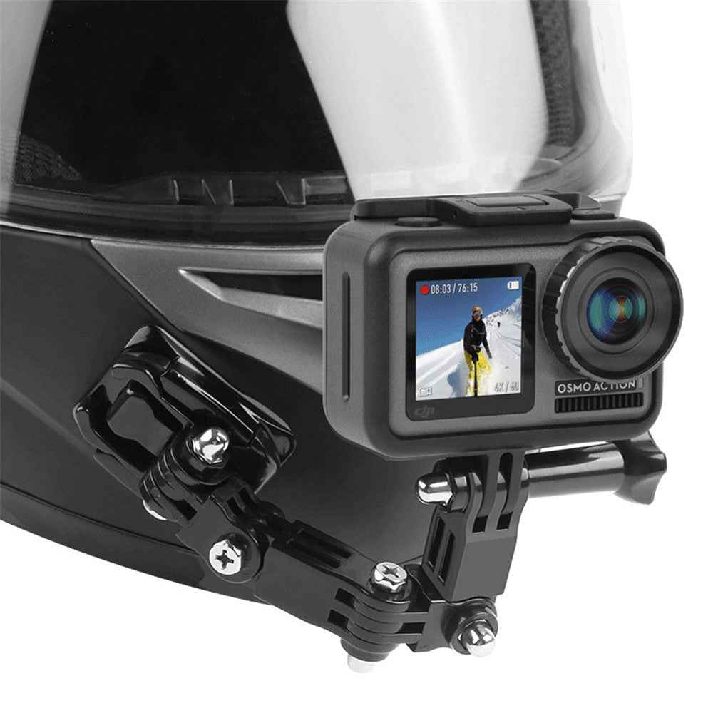 Full Face Motorcycle Helmet Chin Mount Jaw Holder Strap Universal for GoPro Hero 8/7/5