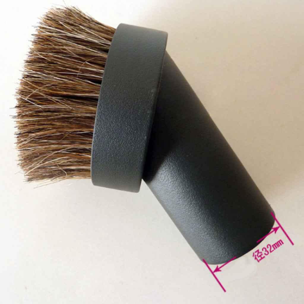 32mm/1.25" Universal Soft Round Vacuum Clearn Brush 24 mm Bristle-Short
