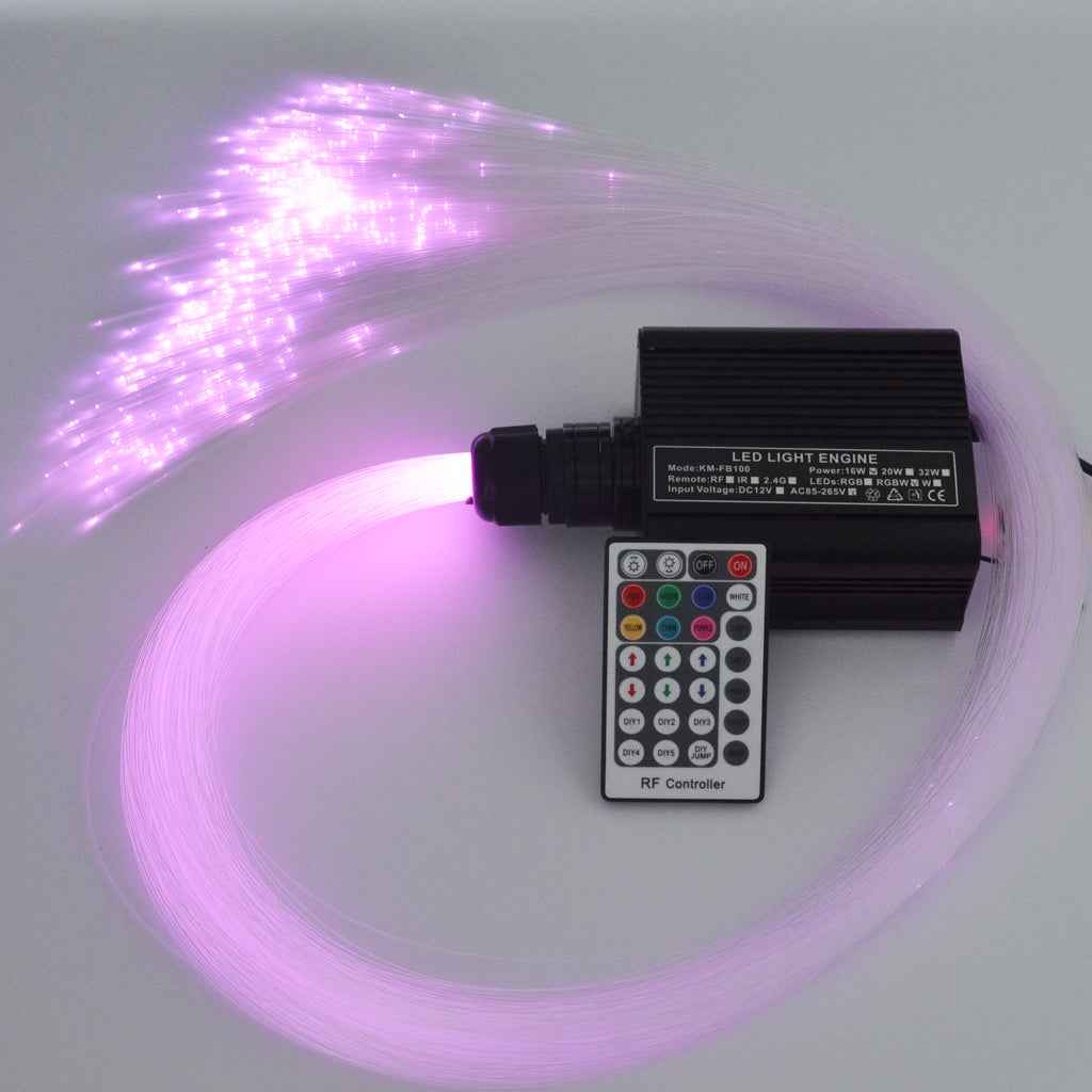 0.75mm 2M MMA Plastic End Glow Optical Fiber for Home Bar Decoration 200Pcs