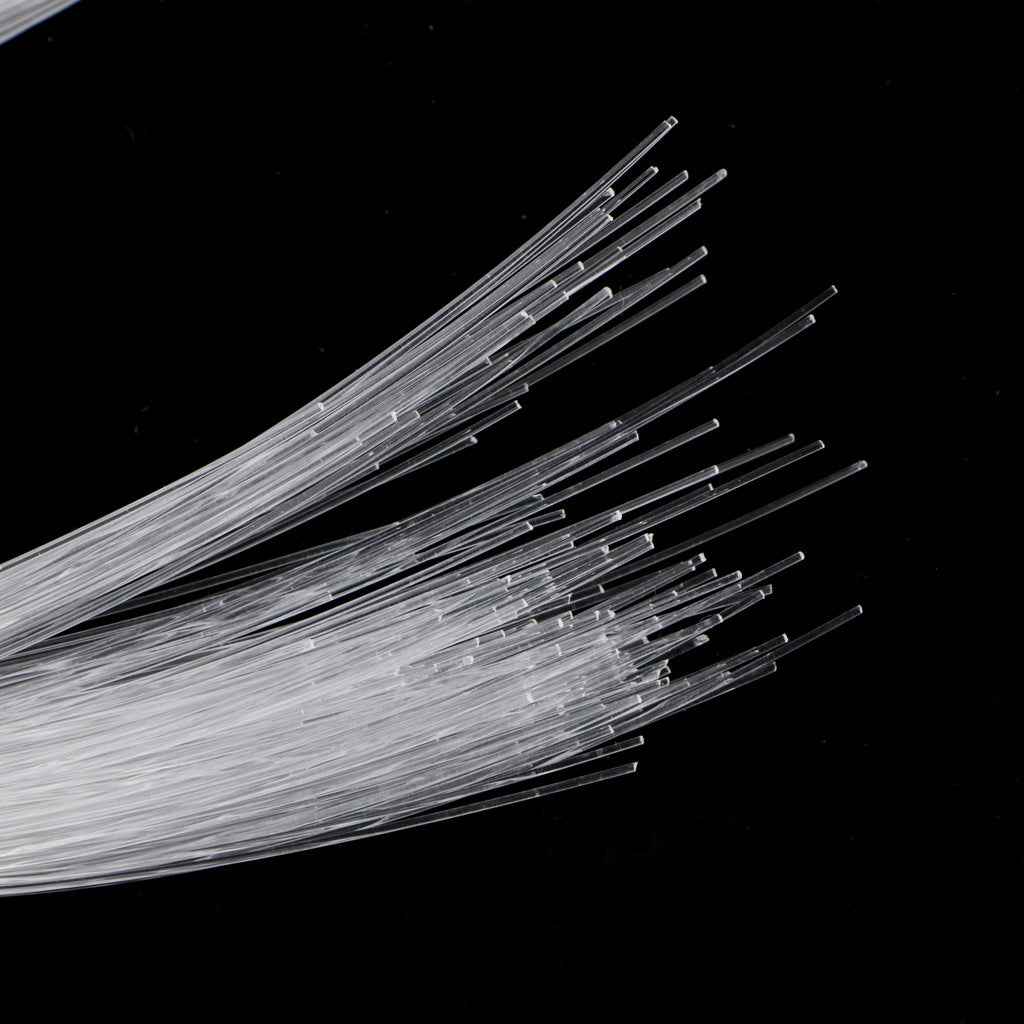 0.75mm 2M MMA Plastic End Glow Optical Fiber for Home Bar Decoration 200Pcs