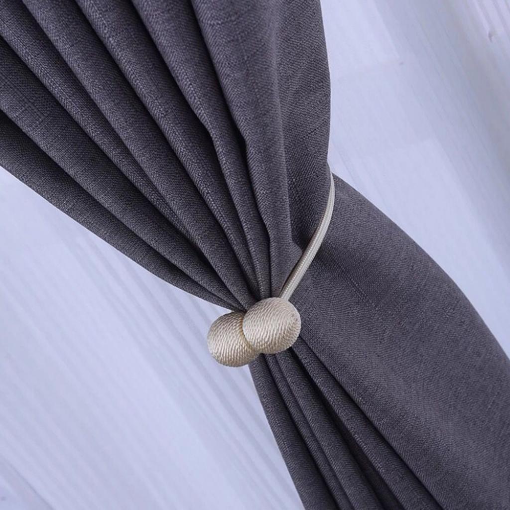 10x Window Curtain Tie Back Curtain Holdback Blind Holder Beige - 30cm