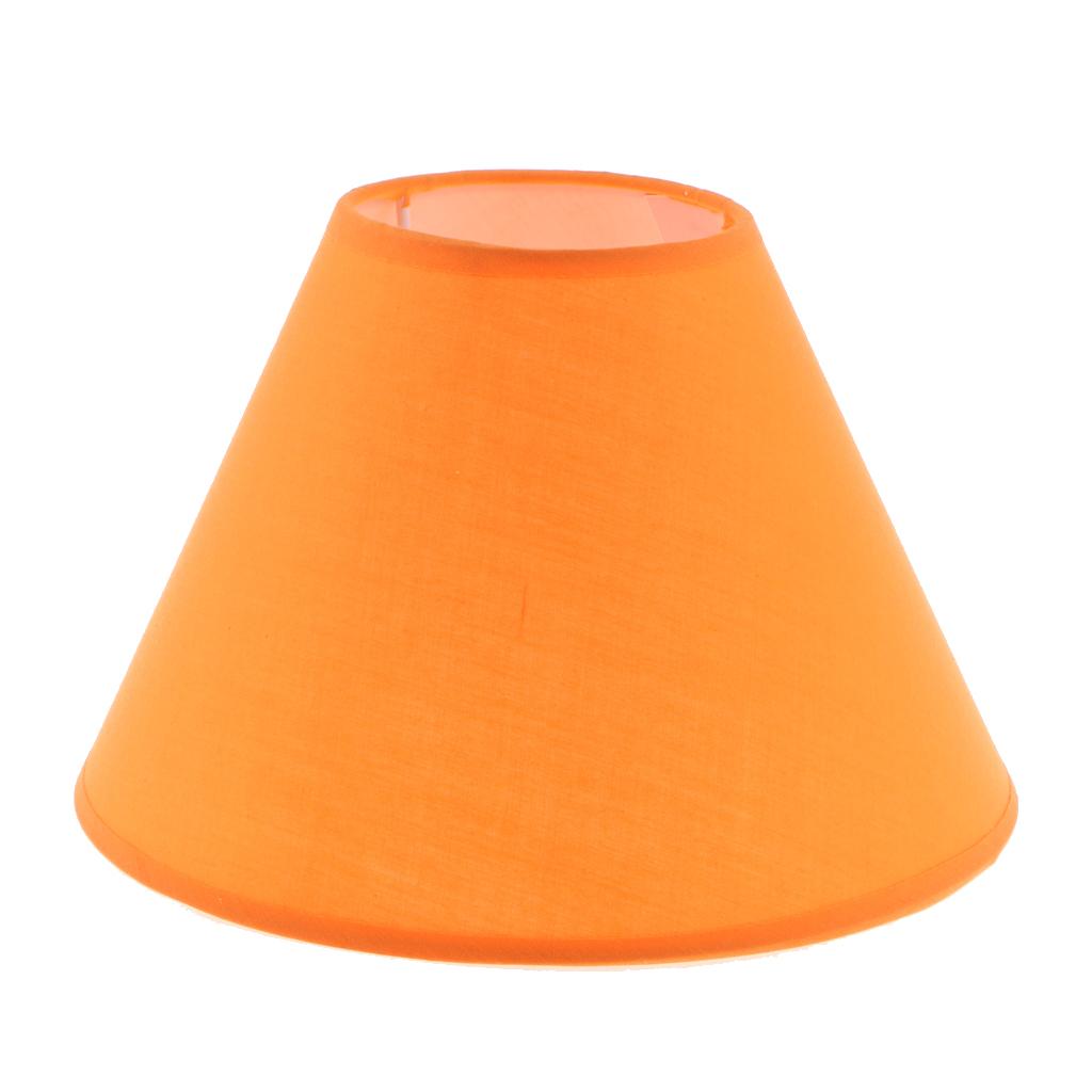 2x Lampshade Table Lamp Shade Floor Lamp Bedside Lamp Light Shade Orange