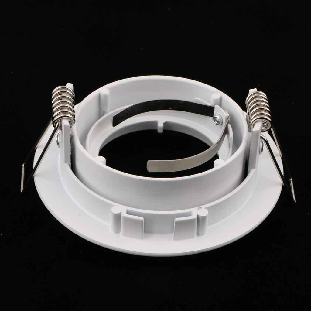 MR16/GU10 Light Bracket Holder for Spotlight Daylight Ceiling Downlight 50W White