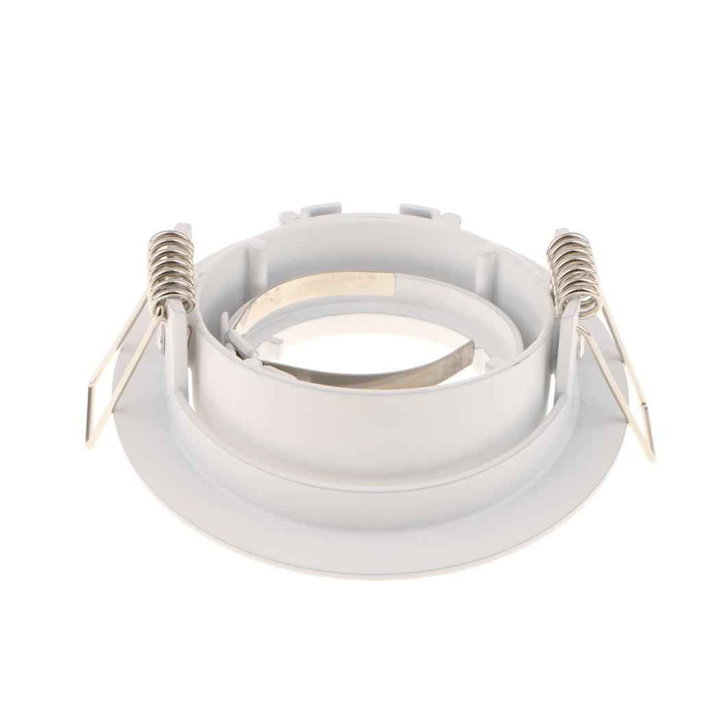MR16/GU10 Light Bracket Holder for Spotlight Daylight Ceiling Downlight 50W White