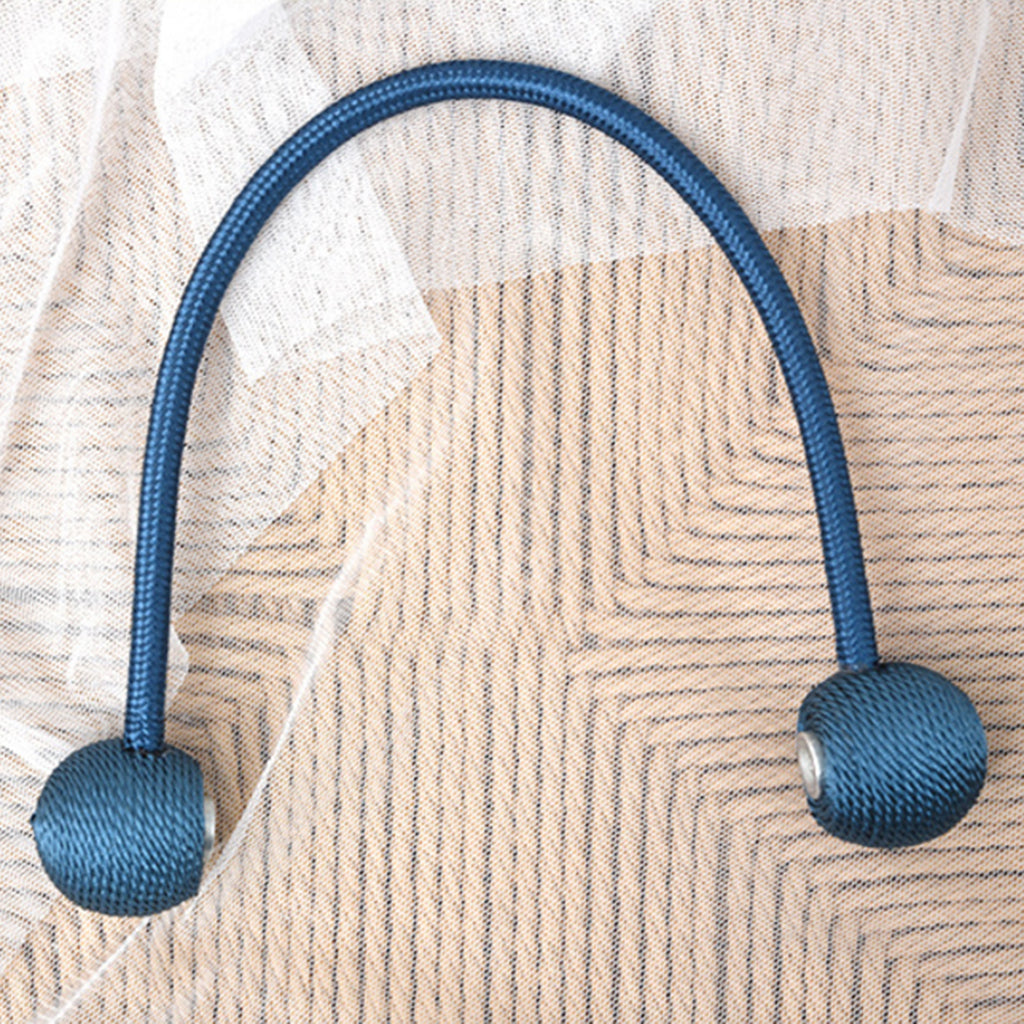 10x Window Curtain Tie Back Curtain Holdback Blind Holder Blue - 40cm