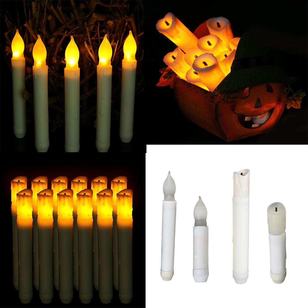 30 Pieces 165mm Tall Electric LED Candle Flameless Candle for Party Decor A