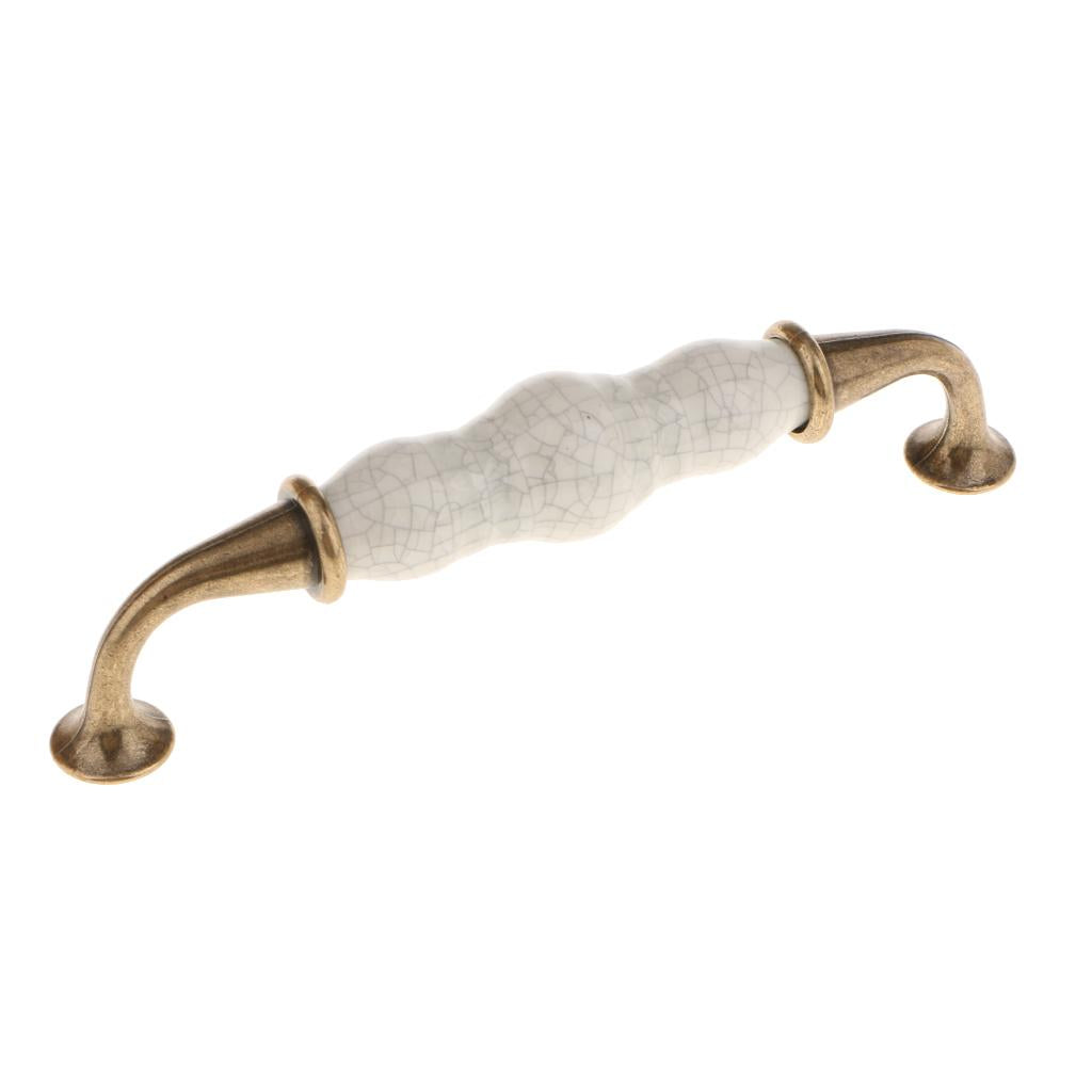 10Pcs Vintage Pull Knobs Cabinet Cupboard Pull Handle #9 128mm Hole Pitch