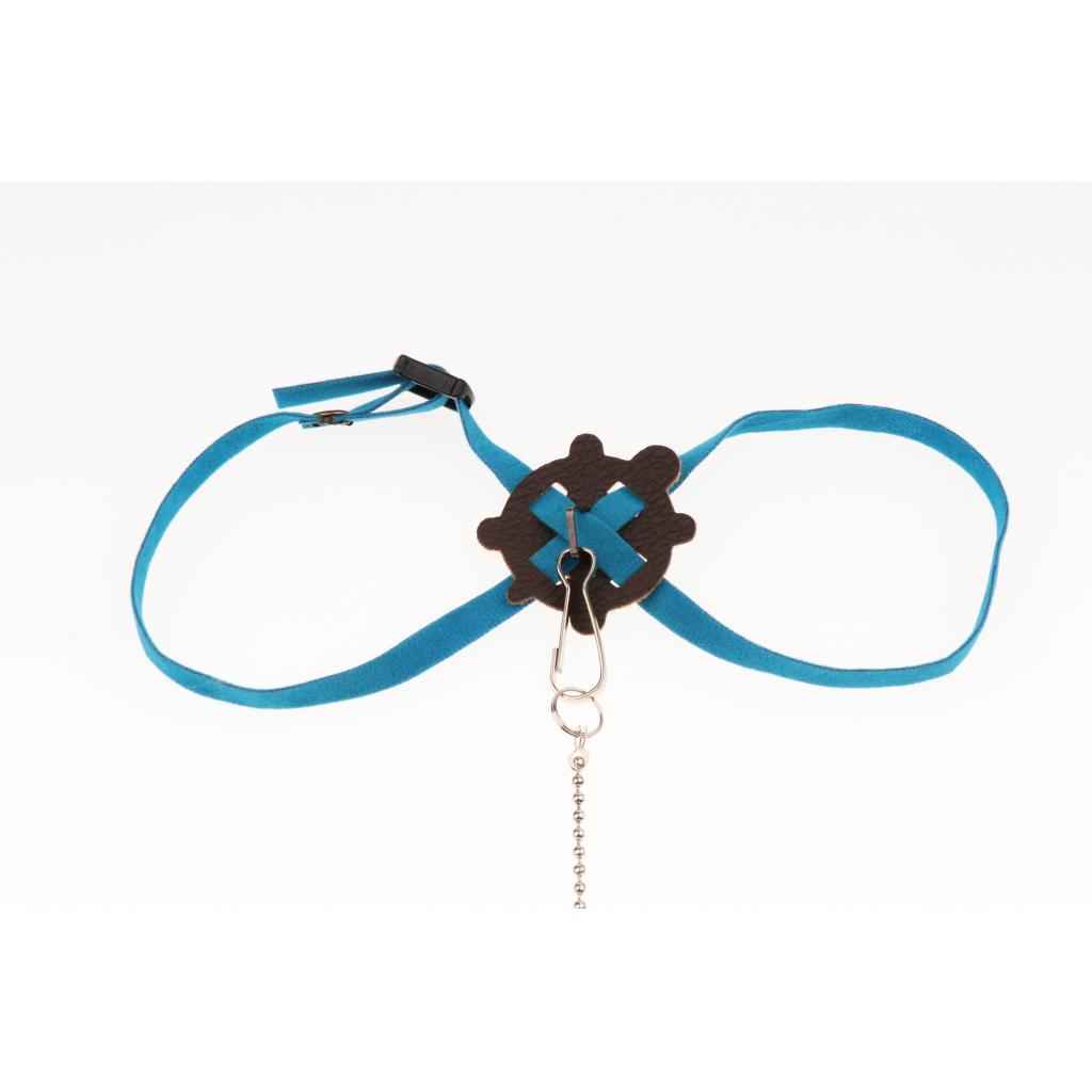 Adjustable Pet Turtle Harness Leash Lead for Small Pet Animal Outdoor Blue