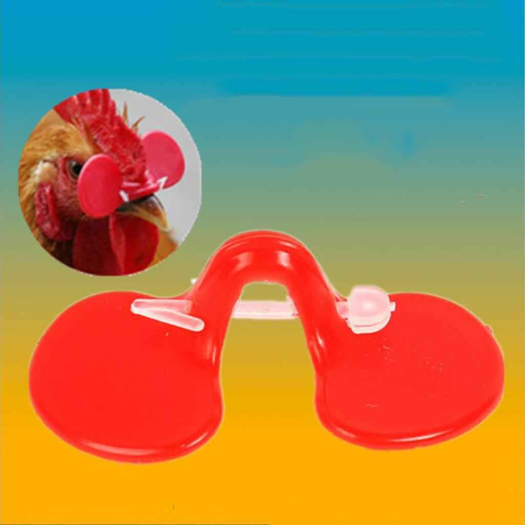 1000 Pcs Chicken Goggles Cock Farm Poultry Equipment