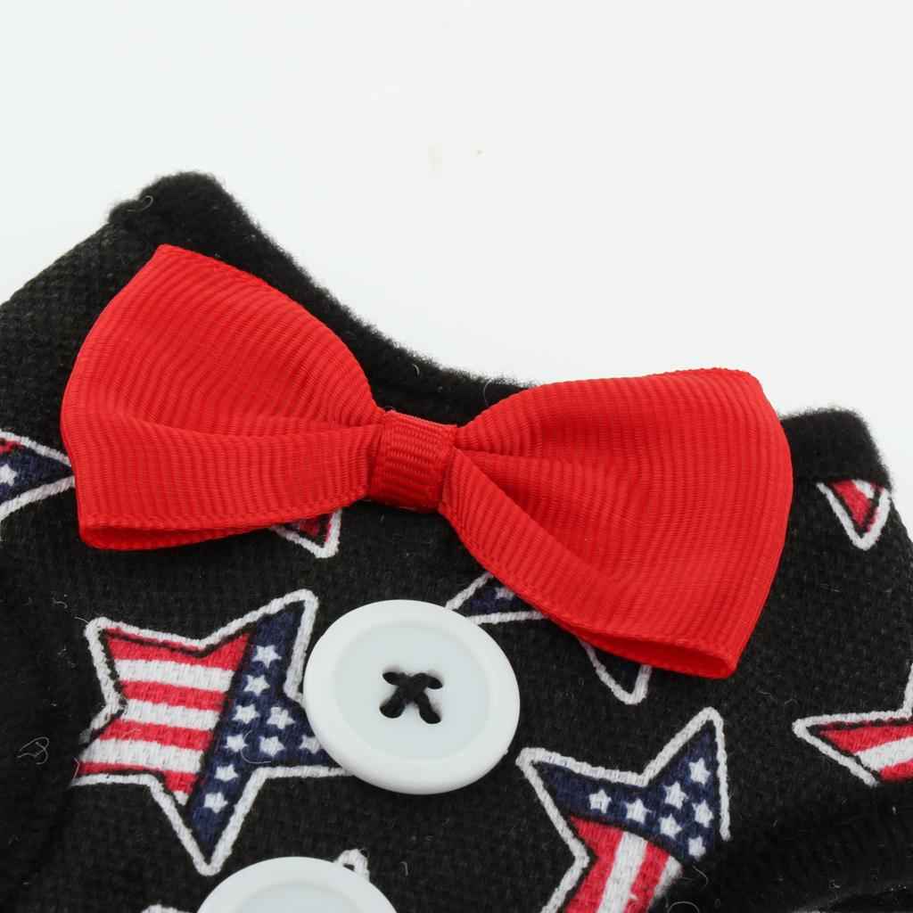 Cute Comfort Dog Vest Harness Leash Dog Outdoor Walking Vest Star Black L