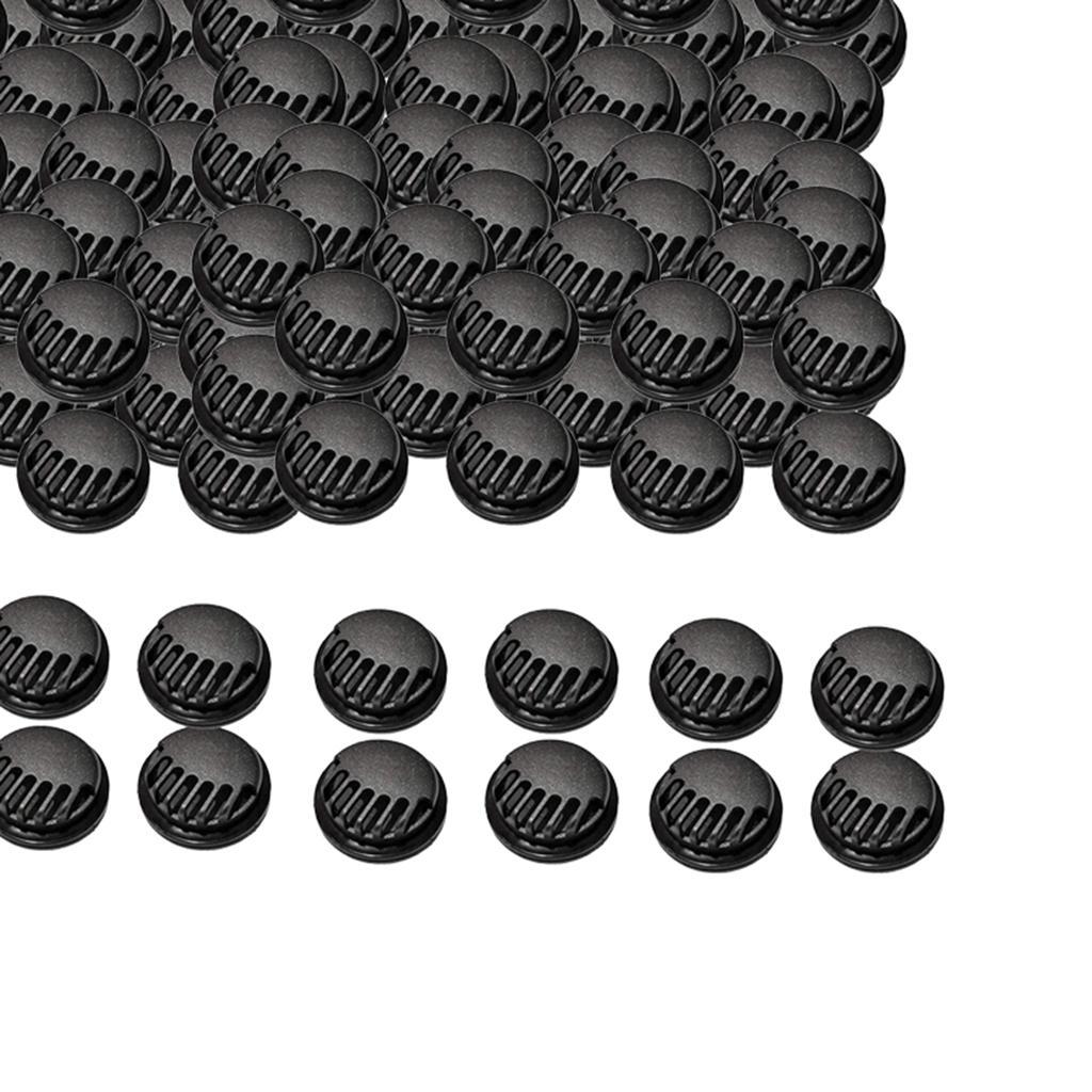100pcs Breathing Valve Filter Replacement Respirator for Face Mask Black