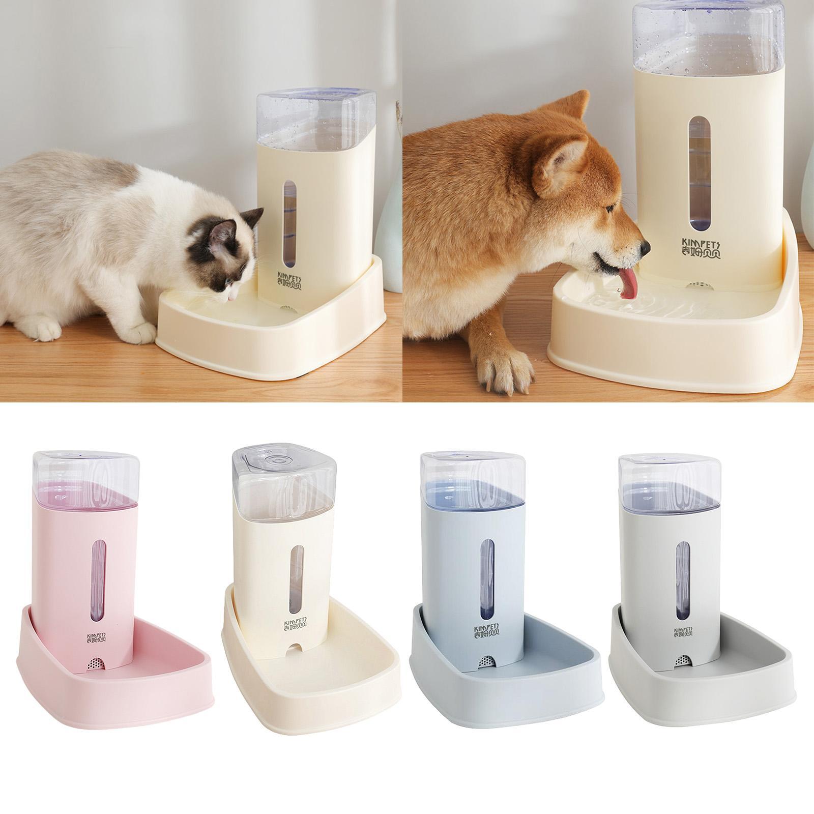 Automatic Pet Water Feeder Eco-Friendly PET Recycled For Cat Dog Pet Animal Blue