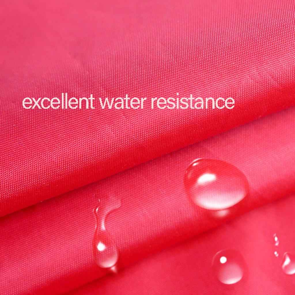 Dog Raincoat Clothing Waterproof Poncho Pet Puppy Jacket Coat Hooded Red S