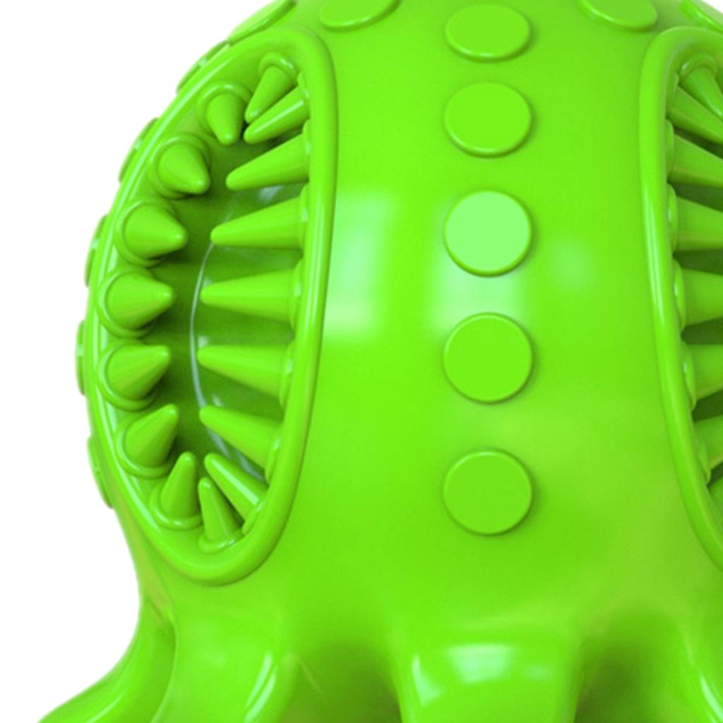 Dog Squeaky Toy Chew Toy Squeaker Training Toothbrush Puppies Pets Green