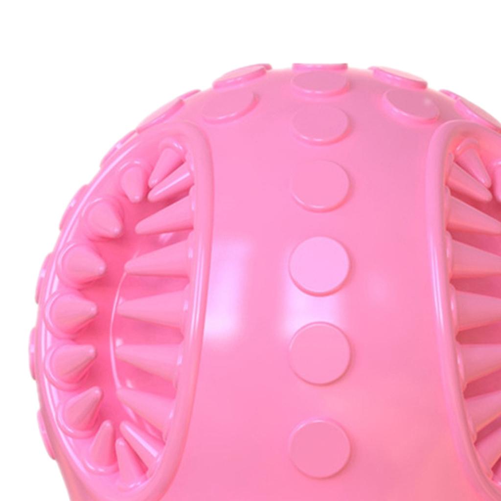 Dog Squeaky Toy Chew Toy Squeaker Training Toothbrush Puppies Pets Pink