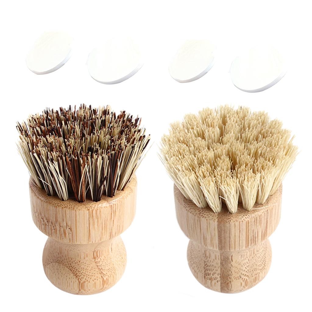 Cat Self Groomer Scrub Brush Wall Groom Scratcher Hair Massager Tool Brown