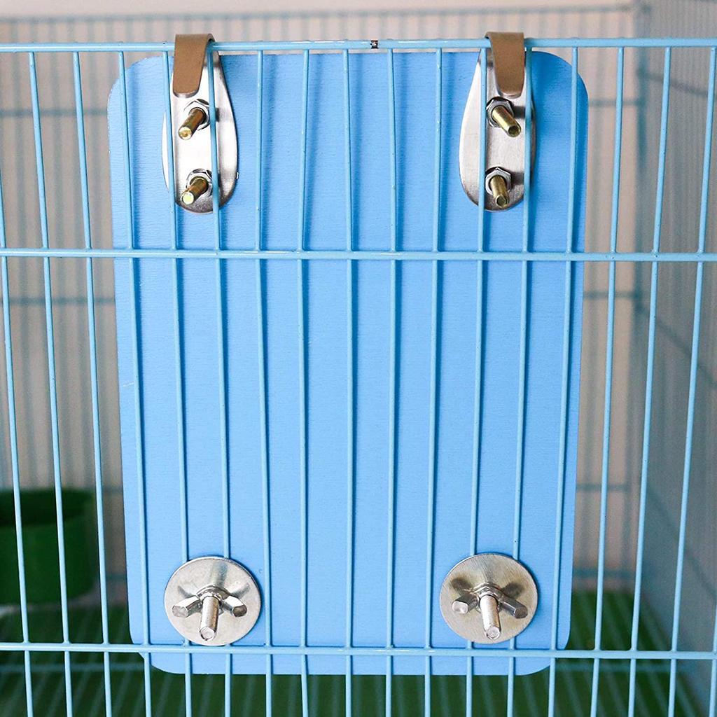 Bird Mirror with Perch Cage Swing Toy Parakeet Cockatiel Lovebirds Finch