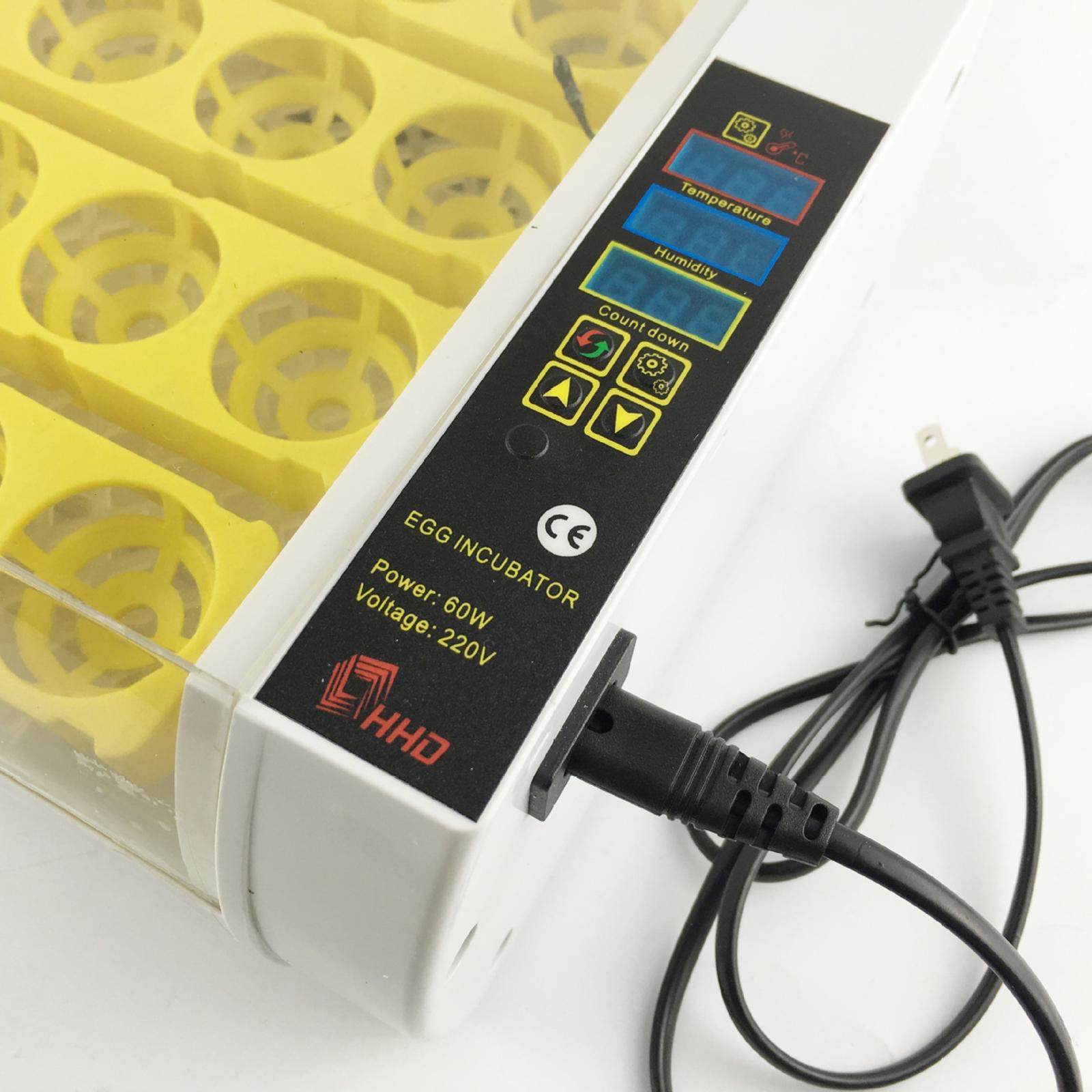 24 Egg Incubator Automatic Digital Farm Duck Chicken Hatcher 360 Turning