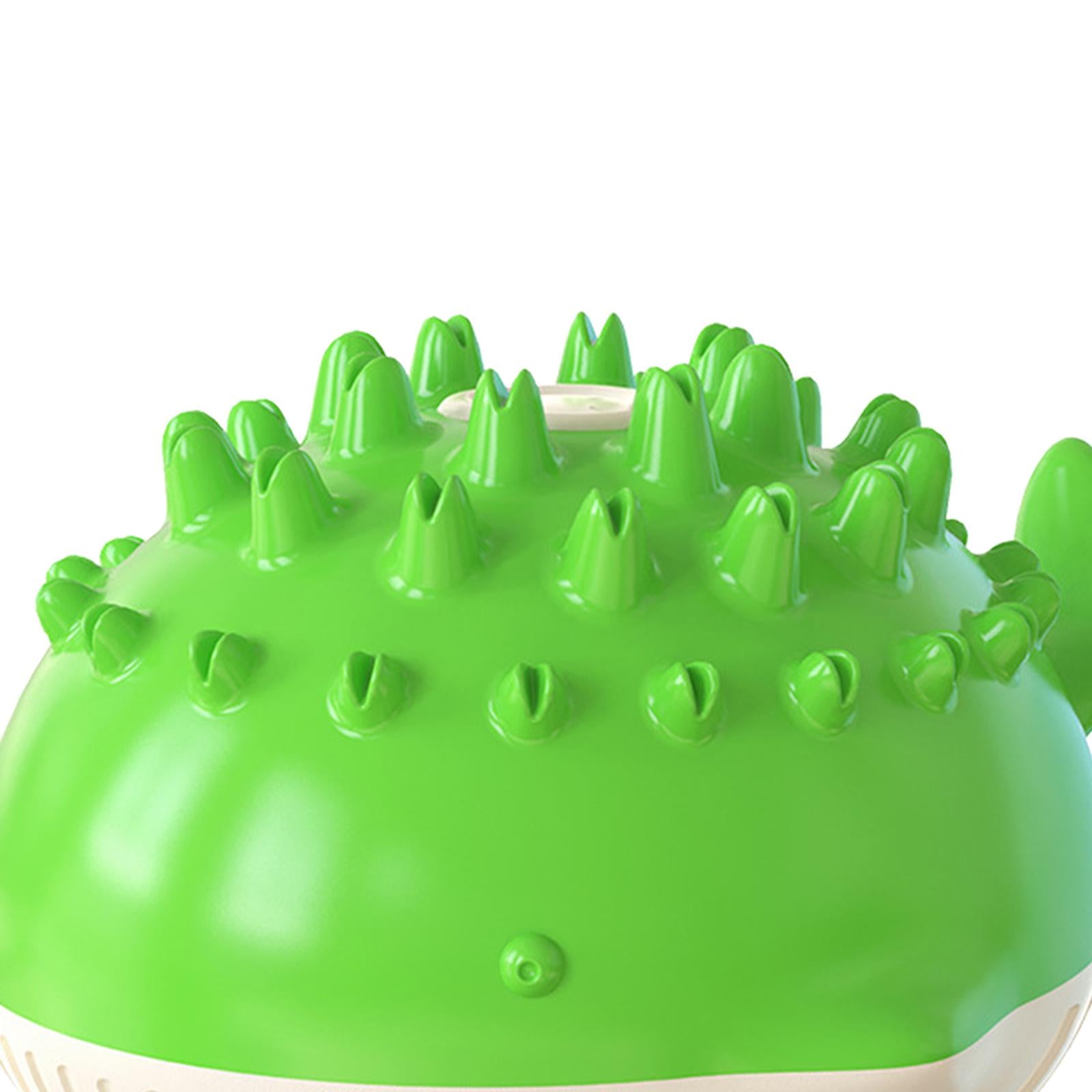 Dog Bath Toy Water Spray Whale Induction Sprinkler Teething Play Toys Green