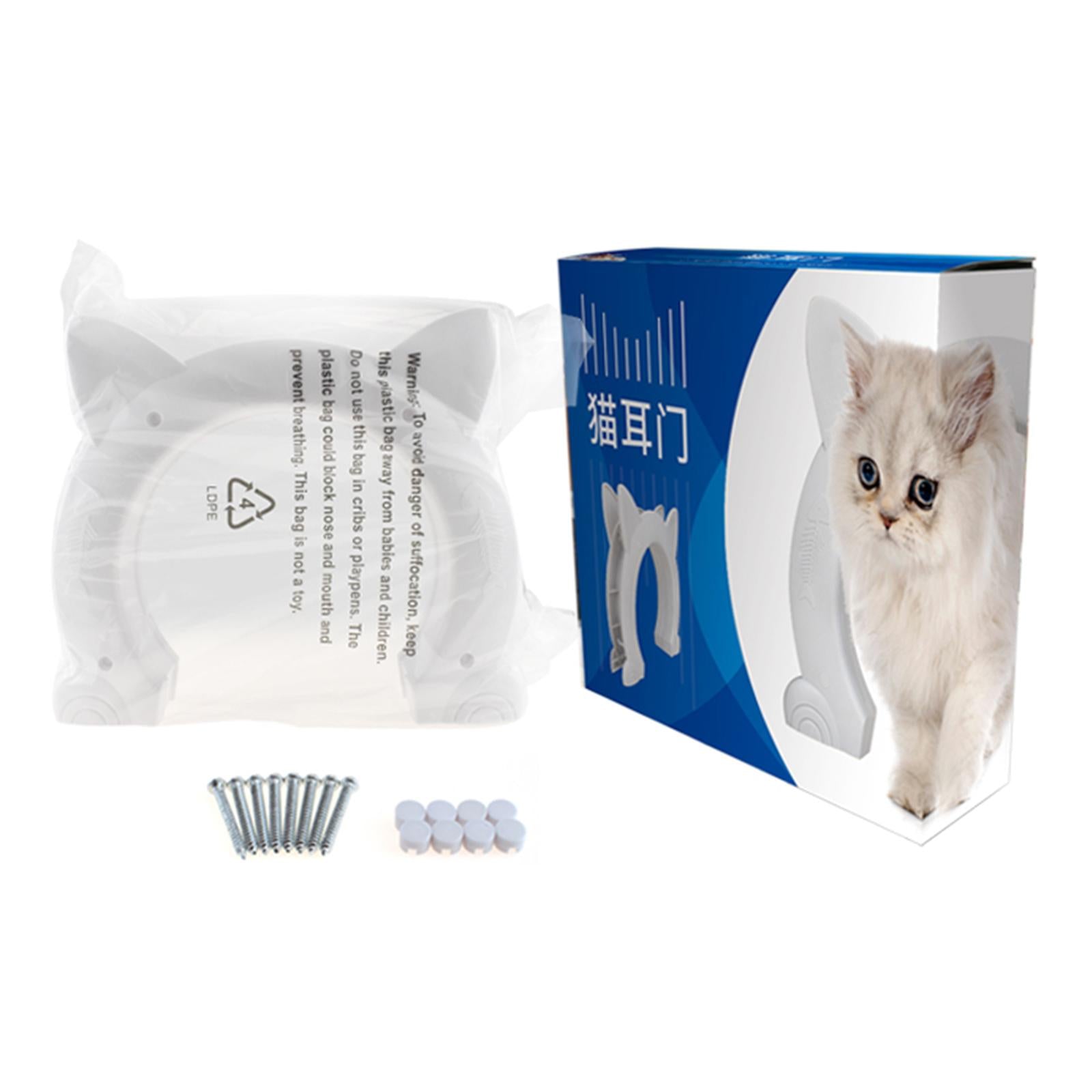 Cat Door Interior Door Kitten Cats Passing Pet Door Hidden Litter Box Gate