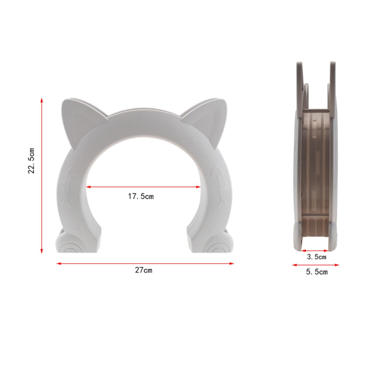 Cat Door Interior Door Kitten Cats Passing Pet Door Hidden Litter Box Gate