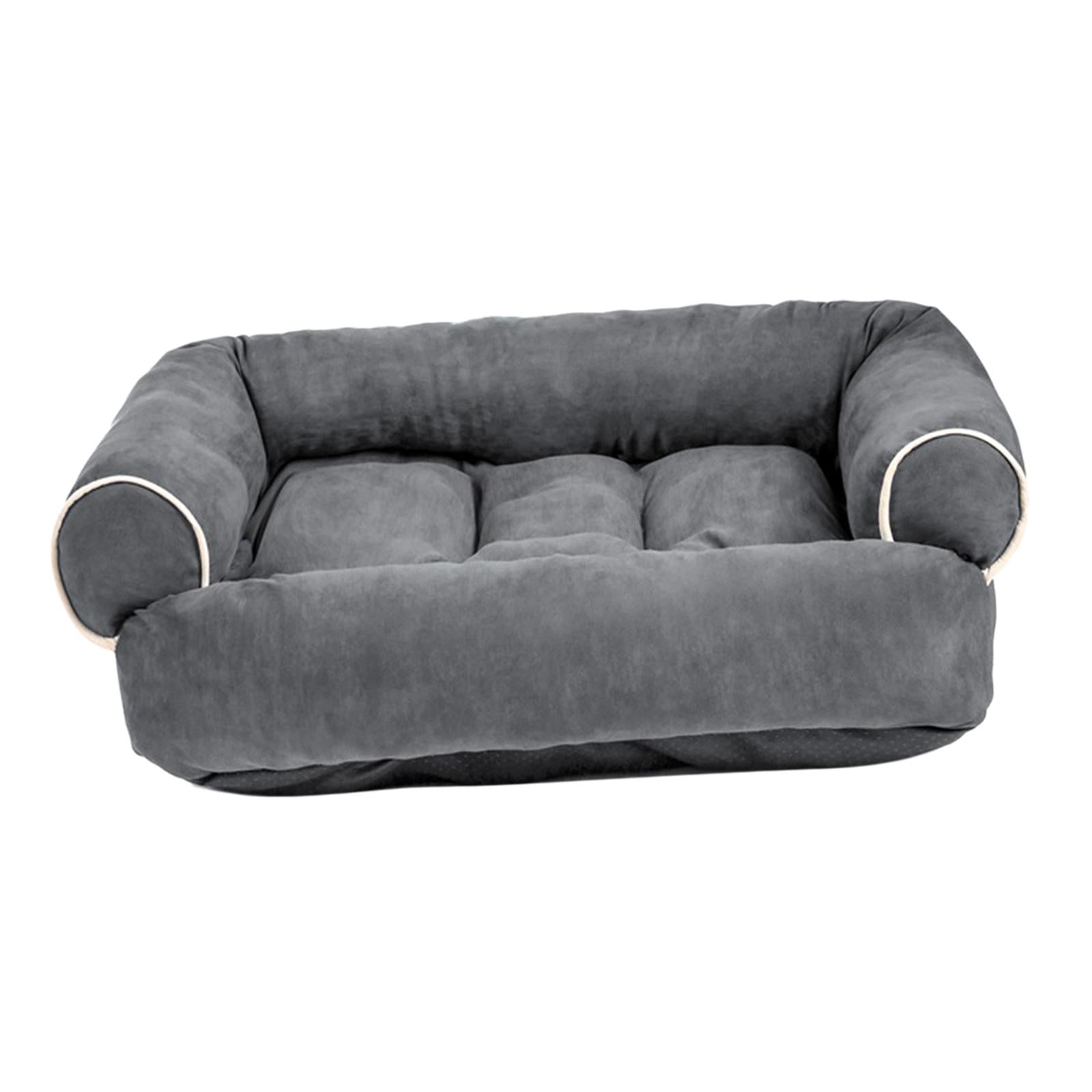 Dog Sofa Bed Pet Bed Autumn Winter Warm Comfortable Bed Nest Dark Grey M