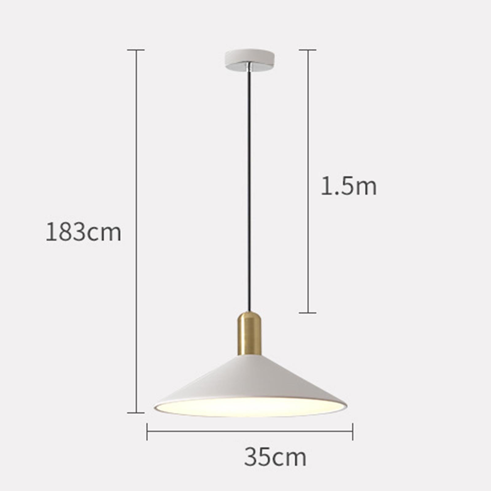 Chandelier Ceiling Lamp Fixture Industrial Dining Room Pendant Light White