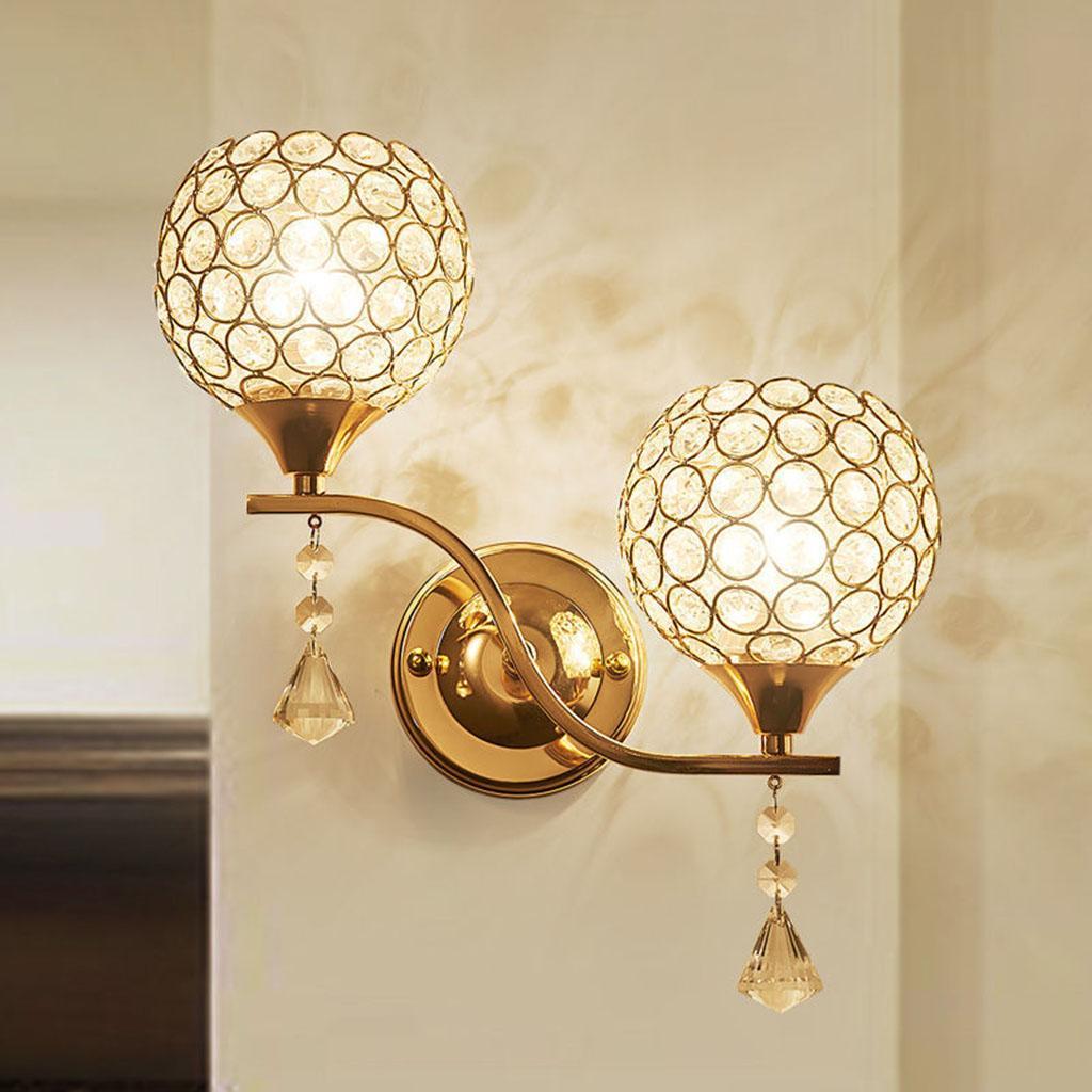 Crystal Wall Light Modern Home Wall Sconce Lighting Fixture Style 2