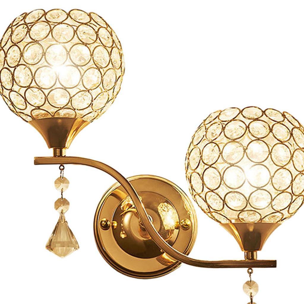 Crystal Wall Light Modern Home Wall Sconce Lighting Fixture Style 2