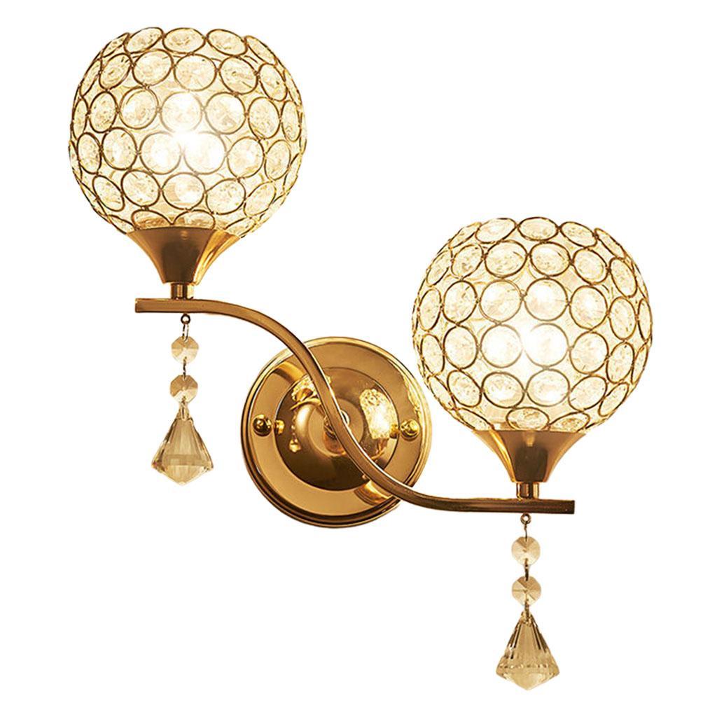 Crystal Wall Light Modern Home Wall Sconce Lighting Fixture Style 2