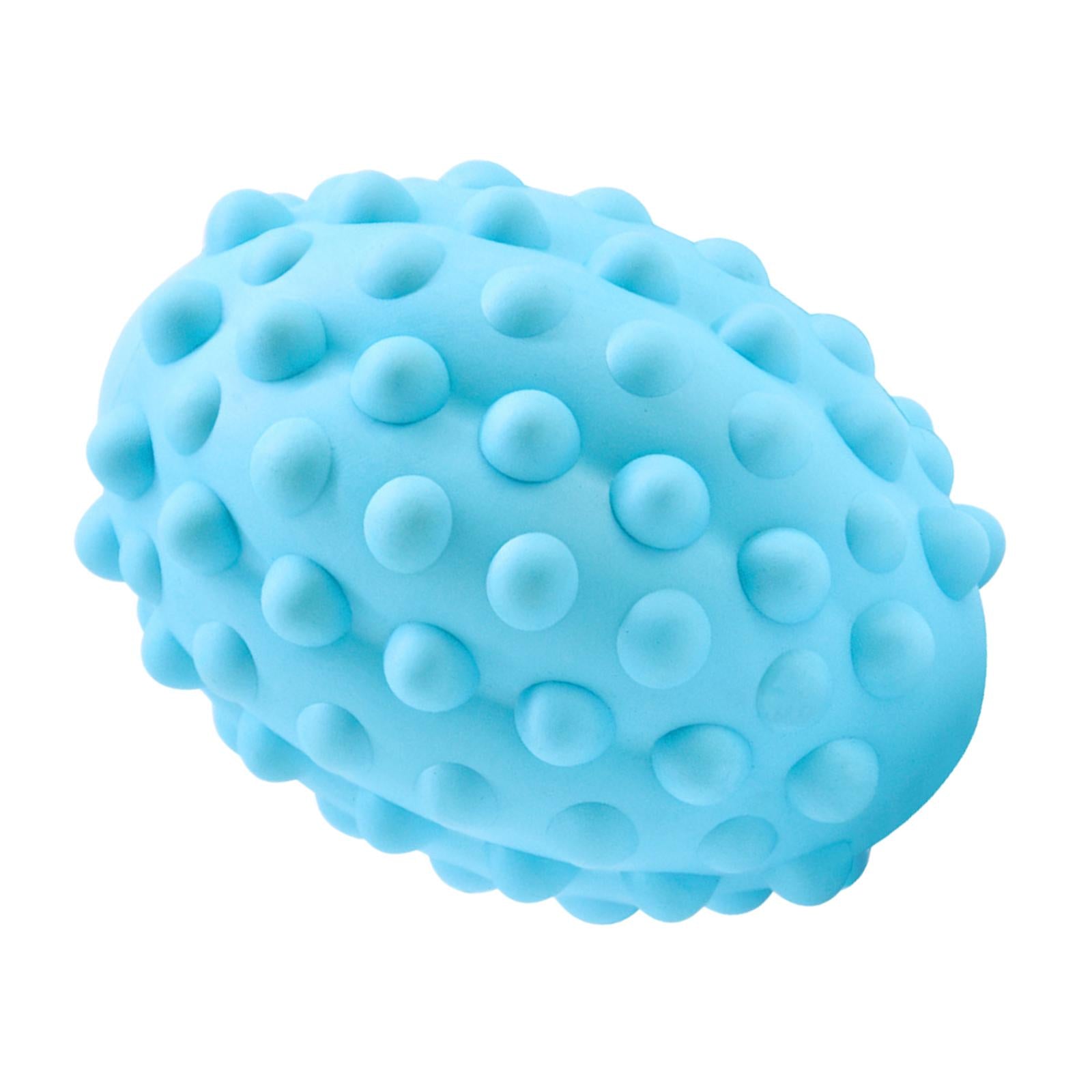Dog Squeaky Chew Toy Ball Molar Teeth Cleaning Pet Supplies Light Blue