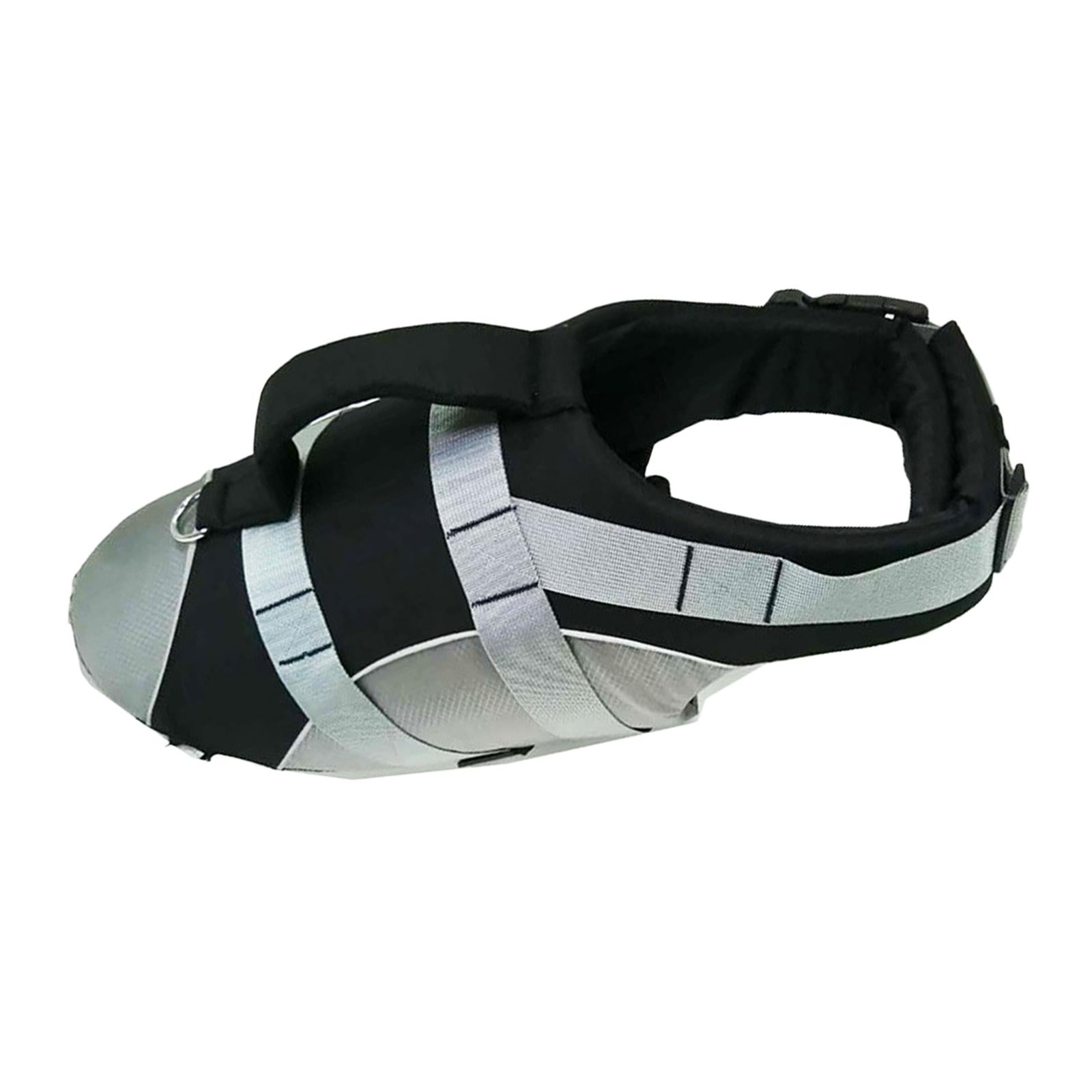 Dog Swim Life Jacket Floatation Preserver for Swimming Pet Supply M Black