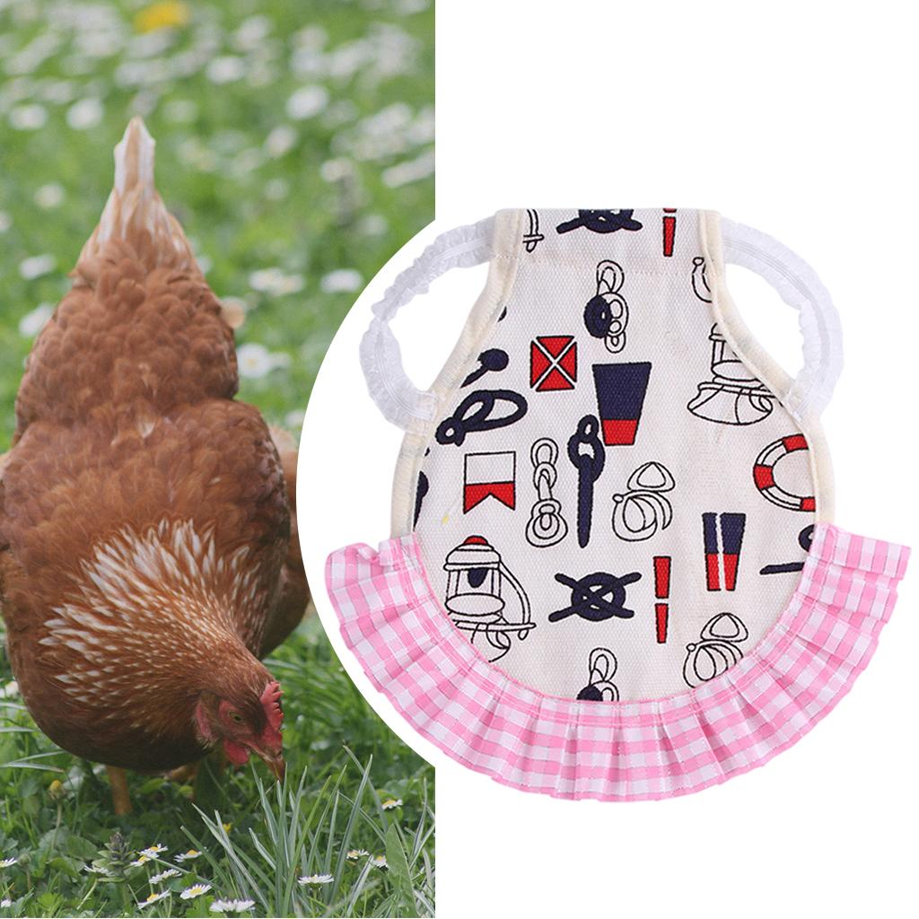 Chicken Saddles Hen Apron Feather Fixer Poultry Wing Back Protector Mixed