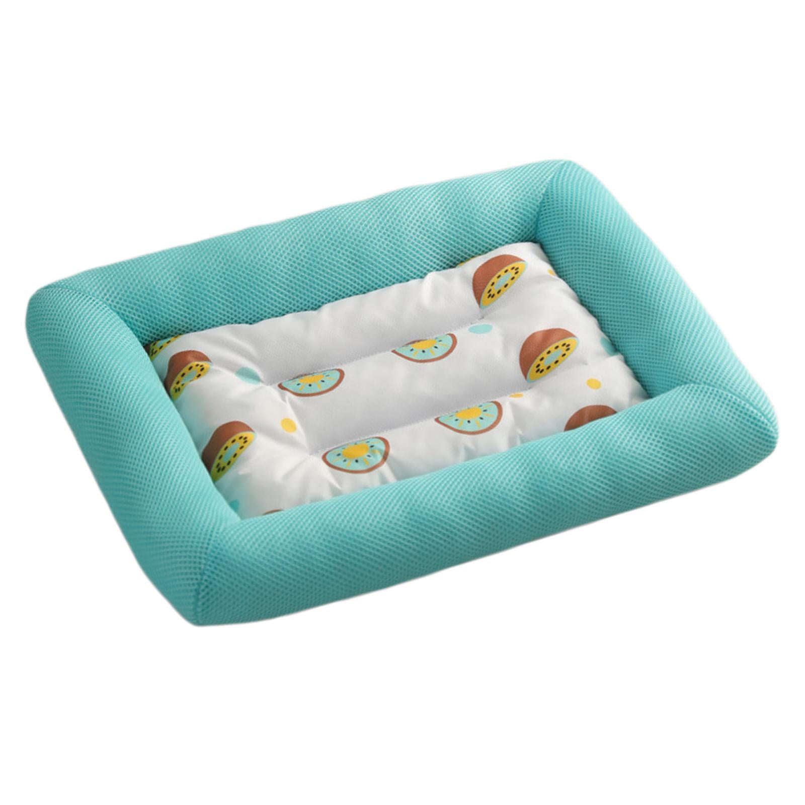 Dog Mat Pets Self Cooling Mattress Pad Sleeping Cushion Green 45x37CM 5kg