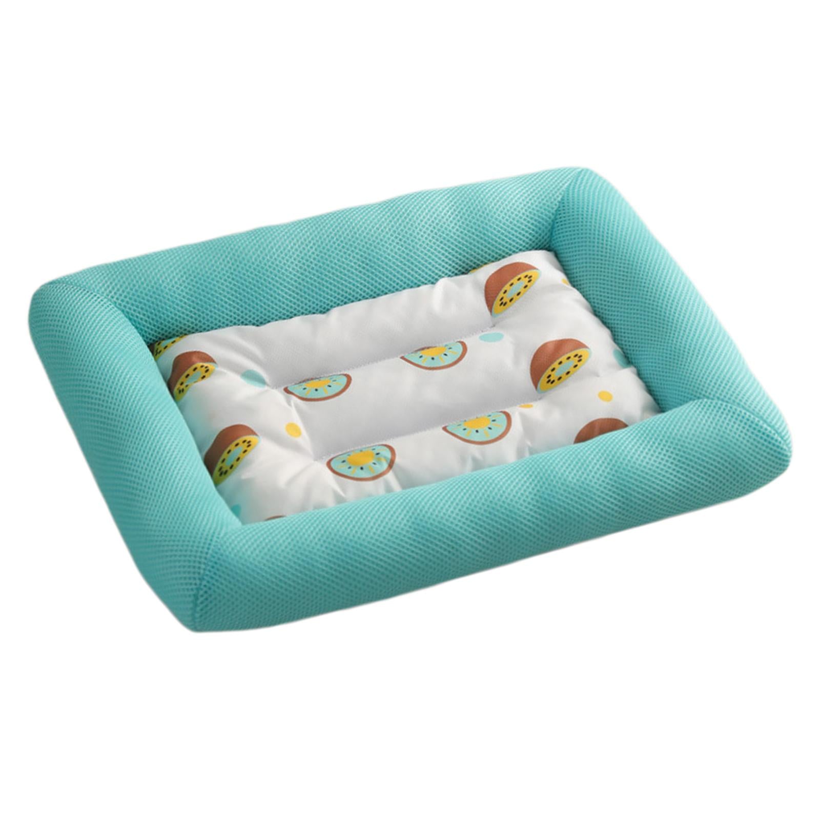 Dog Mat Pets Self Cooling Mattress Pad Sleeping Cushion Green 45x37CM 5kg