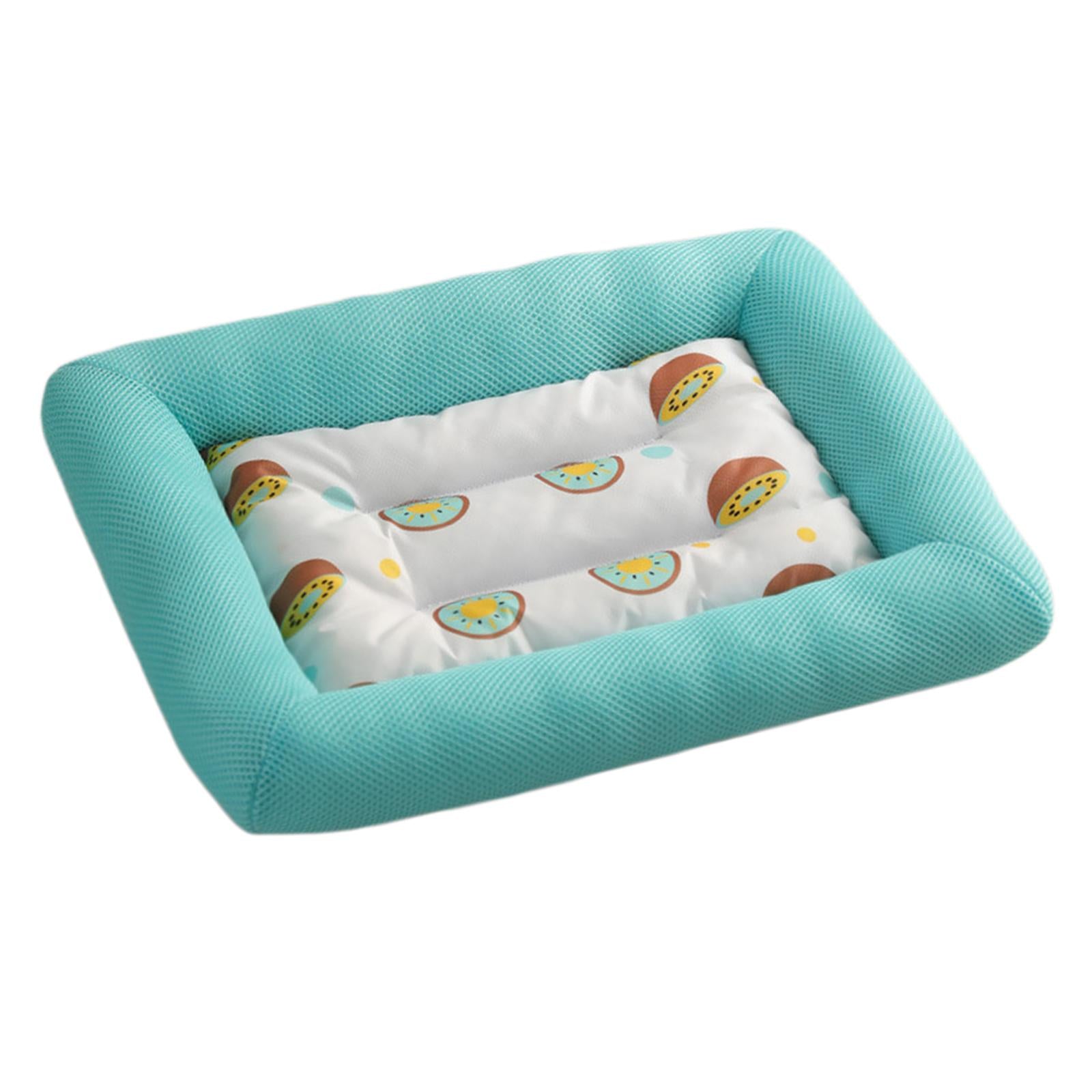 Dog Mat Pets Self Cooling Mattress Pad Sleeping Cushion Green 52x42CM 10kg